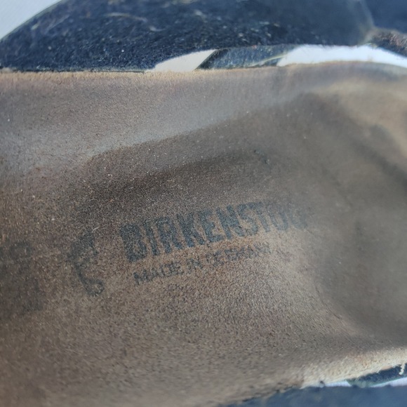 BIRKENSTOCK Women's MAYARI Birko-Flor Toe Loop Sandals Size 39 8/8.5 Black Shoes - Picture 3 of 11